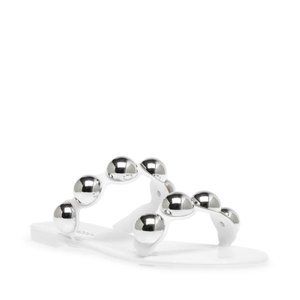 STEVE MADDEN- CHRISHELLE SANDAL- WHITE